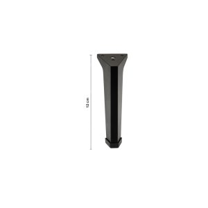 Vera Ayak 12 cm Siyah | Metal Ayaklar |