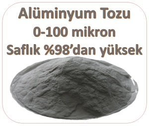 ALÜMİNYUM TOZU 0-100 mikron -