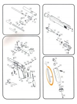 WE 1911 GBB Magazine Spring / Şarjör Yayı Parça #79