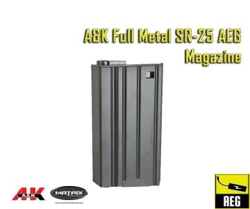 A&K Full Metal SR25 150BB  Airsoft AEG Şarjör