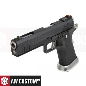 AW Hi-Capa Competition Grade - Full Metal, Siyah GBB Airsoft Tabanca