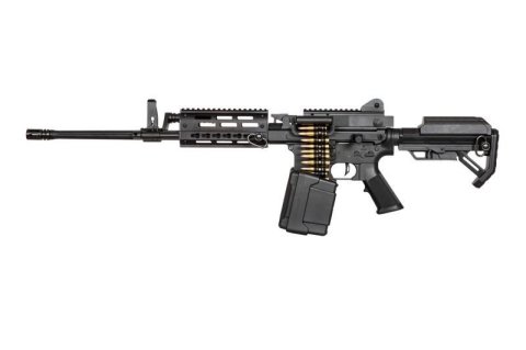 Matrix Golden Eagle AR LMG Airsoft AEG Hafif Makineli Tüfek - 47.63cm / Siyah