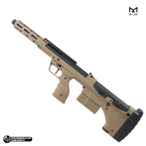 SILVERBACK SRS A2/M2 ''16inç Namlu'' Desert Tech Lisanslı SPORT Airsoft Sniper Tüfek - TAN