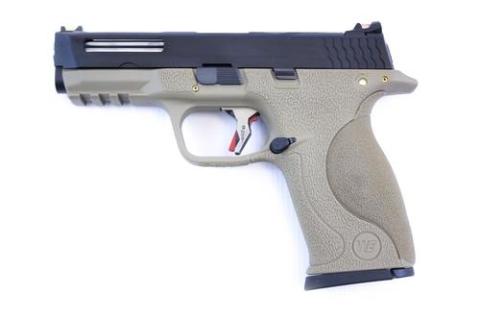 WE MP BIG BIRD TAN + BLACK SILVER NAMLU AIRSOFT TABANCA