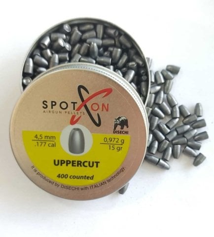 SpotOn Uppercut Solid 4.5mm 15Grn Havalı Tüfek Saçması