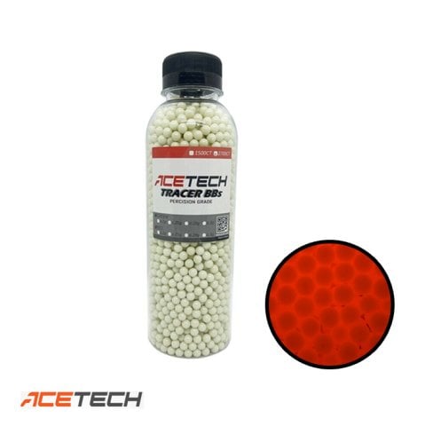 ACETECH Airsoft Tracer BB  (Kırmızı) 0.2g/6mm /2700 adet (Kapaklı Şişe)