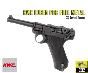 KWC LUGER P08 6mm CO2 FULL METAL AIRSOFT