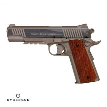 CYBERGUN Colt 1911 Rail Gun Gümüş Airsoft Tabanca