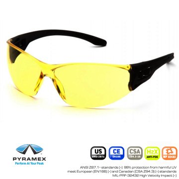 PYRAMEX TRULOCK SARI  ANTI-FOG  HI-IMPACT GÖZLÜK  ESB9530S