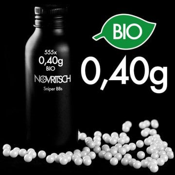 NOVRITSCH 6mm 0.40g x 555lik Sniper BIO BB mermi