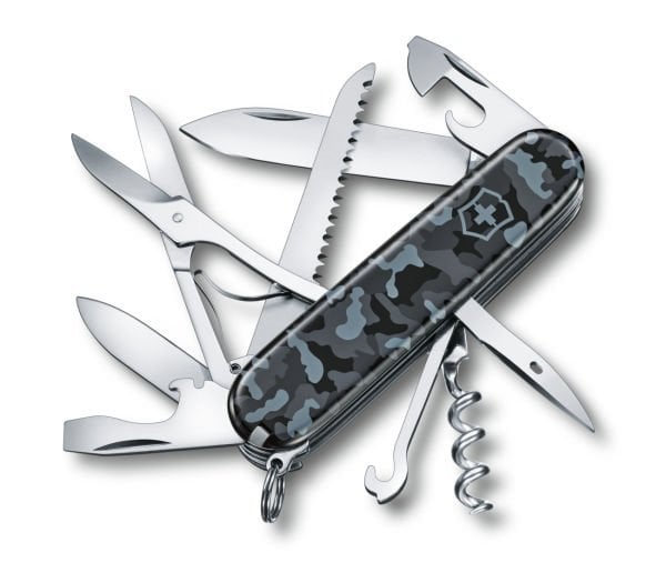 Victorinox 1.3713.942 Huntsman 91MM Lacivert Kamuflaj Çakı