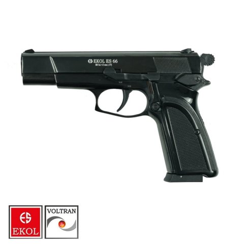 EKOL ES 66 Havalı Tabanca 4.5 mm - FULL METAL Siyah