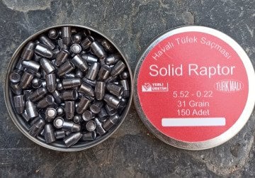 Solid Raptor 5.52mm 31Grain (150 Adet) SOLID Çekirdek