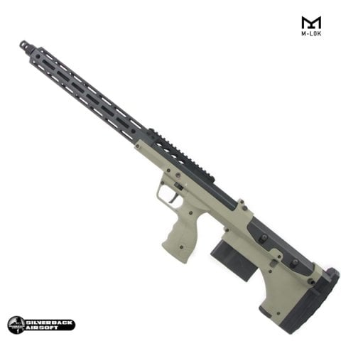 SILVERBACK SRS A2/M2 (22 INCH NAMLU) DESERT TECH LISANSLI AIRSOFT SNIPER TÜFEK - YEŞİL