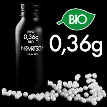 NOVRITSCH 6mm 0.36g x 555lik Sniper BIO BB mermi