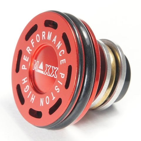 MAXX CNC Aluminum Double O-Ring Ball Bearing AEG PISTON BASI Piston Head MX-PIS001PHS