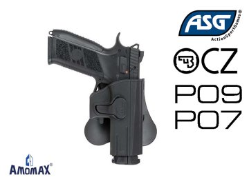 AMMOMAX CZ P09 / CZ P07 Airsoft Polimer Kılıf - Holster - SIYAH