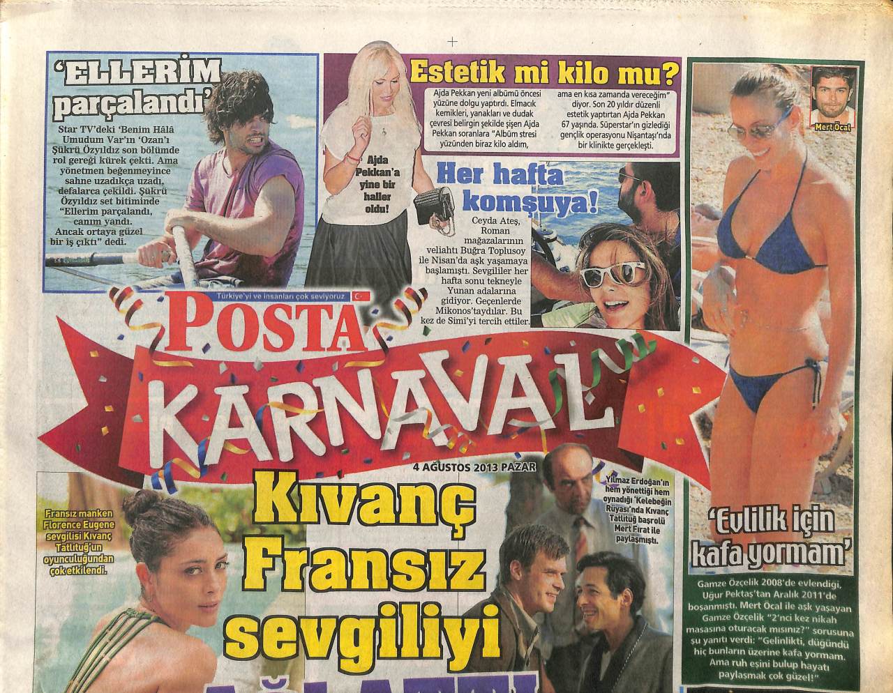 Posta Gazetesi - Posta Manşet Oku - Haberler 02 Ağustos 2015