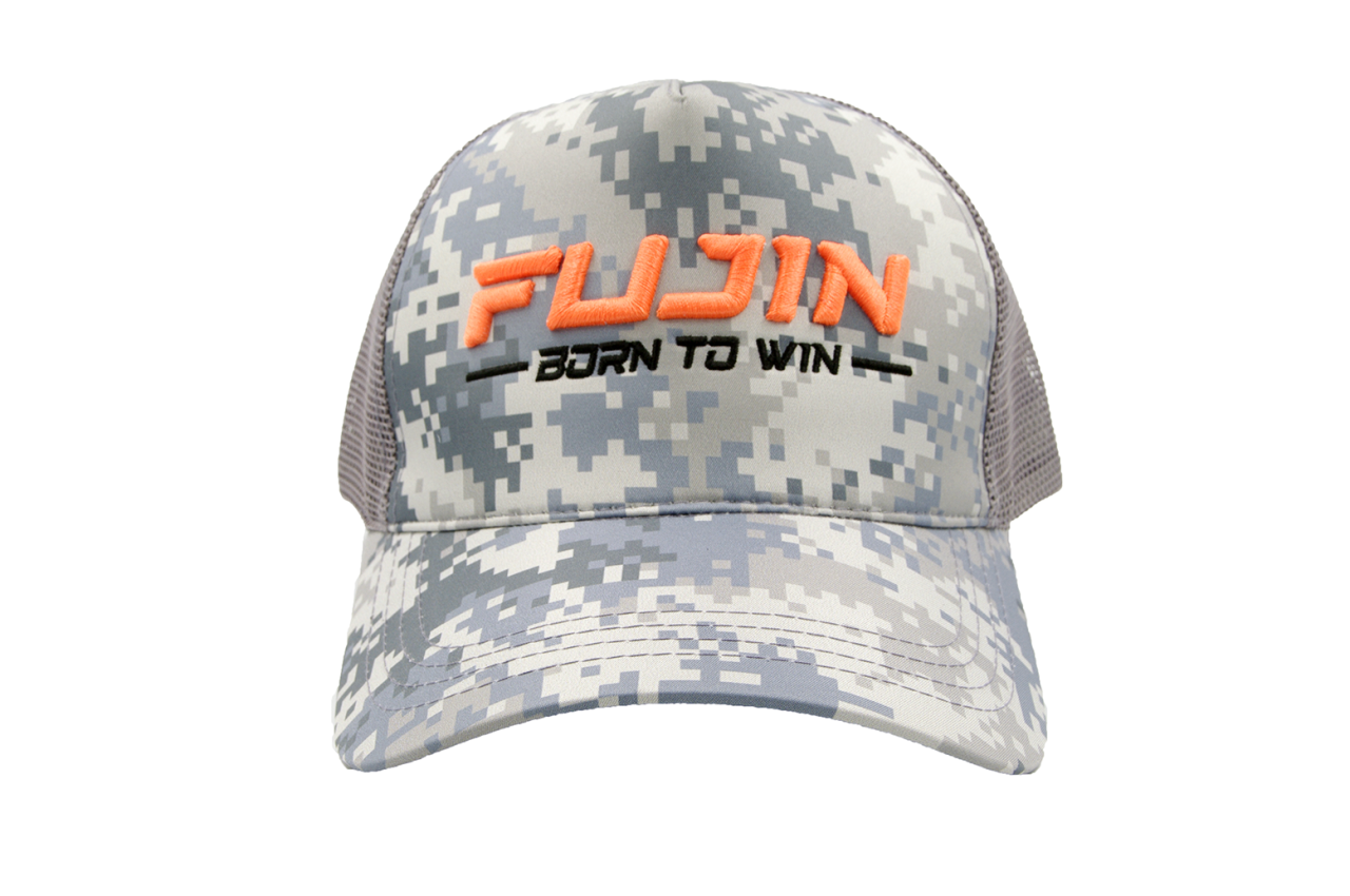 Fujin Grey Camo Şapka