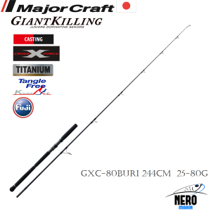 MC New Giant Killing GXC-80BURI Offshore Casting Kamış 244cm 25-80g