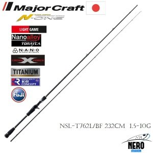 Major Craft N-ONE 2 piece rod#NSL-T762L/BF TUBULAR 
