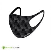 BLACKSPADE Unisex Koruyucu Maske Altıgen Desen S