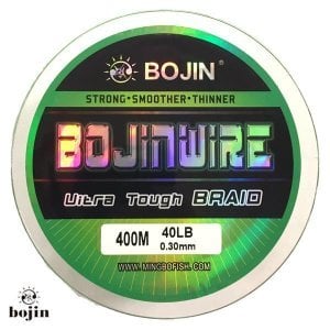 BOJIN 4X Braıd İp Misina 0.30 mm  400 m  Yeşil