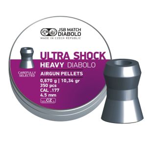 JSB ULTRA SHOCK HEAVY DIABOLO 10.34 GRAIN 4.5 MM SAÇMA / 350 ADET