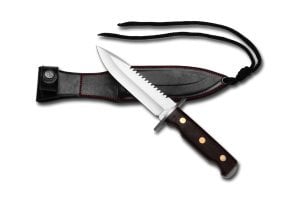 Bora 426 W Jackal Testereli Wenge Saplı Bıçak Yaban Av Malzemeleri