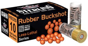 STERLING RUBBER KAUÇUK SAVUNMA 12 PELLETS BUCKSHOT - 12 CAL.