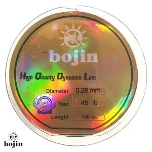 BOJIN Dyneema İp Misina 100 m - 0.28 mm Renk:Yeşil