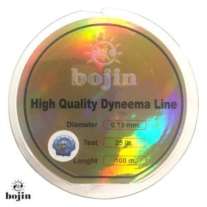 BOJIN Dyneema İp Misina 100 m - 0.18 mm Renk:Yeşil