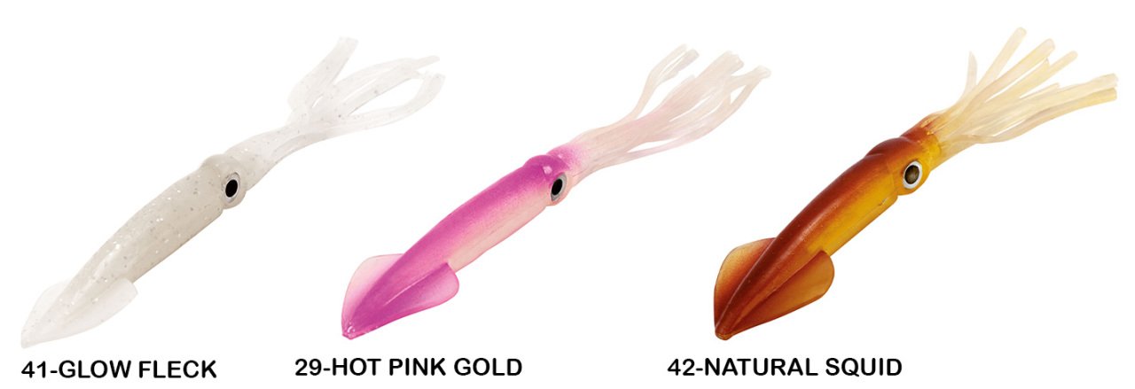 Lineaeffe FF Alive Squid 15.2 cm  6 Adet Suni Yem 29-Hot Pink Gold
