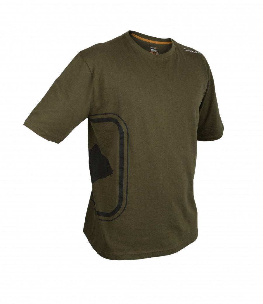 Prologic Road Sign T-Shirt Olive Green Gr L Shirt Angelshirt 