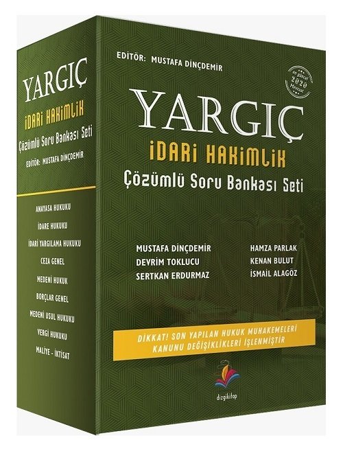 Dizgi Kitap 2020 YARGIÇ İdari Hakimlik Soru Bankası Seti Çözümlü Dizgi Kitap Dizgi Kitap 2020 YARGIÇ İdari Hakimlik Soru Bankası Seti Çözümlü Dizgi Kitap