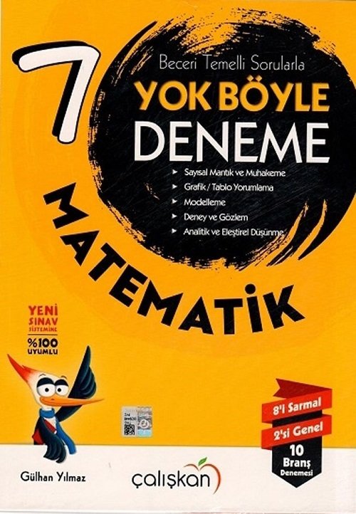 Çalışkan 7. Sınıf Matematik Yok Böyle 10 Deneme Çalışkan Yayınları Çalışkan 7. Sınıf Matematik Yok Böyle 10 Deneme Çalışkan Yayınları