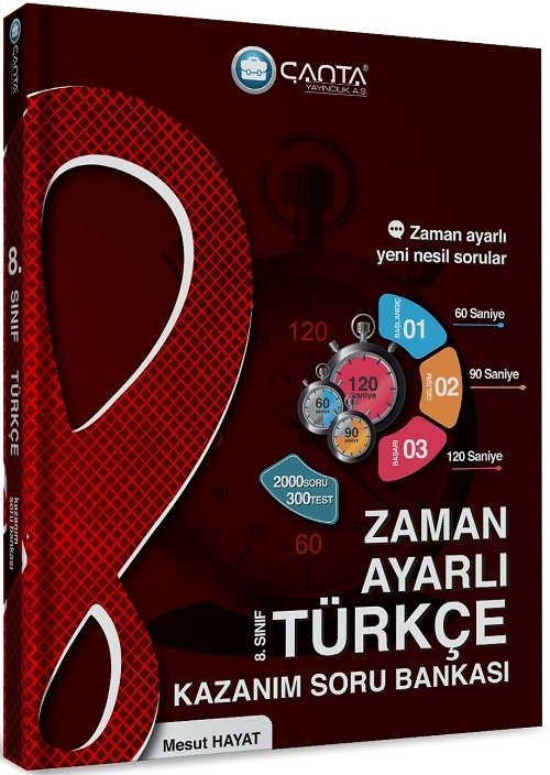 Çanta 8. Sınıf Türkçe Zaman Ayarlı Kazanım Soru Bankası Çanta Yayınları Çanta 8. Sınıf Türkçe Zaman Ayarlı Kazanım Soru Bankası Çanta Yayınları