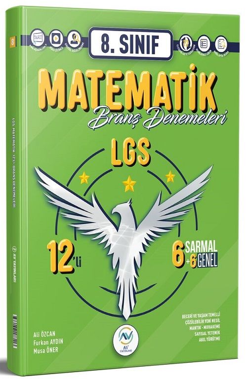 Av Yayınları 8. Sınıf LGS Matematik 12 li Deneme Av Yayınları Av Yayınları 8. Sınıf LGS Matematik 12 li Deneme Av Yayınları