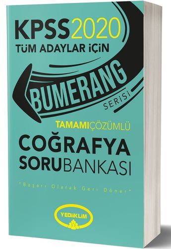 Yediiklim 2020 KPSS BUMERANG Coğrafya Soru Bankası Çözümlü Yediiklim Yayınları Yediiklim 2020 KPSS BUMERANG Coğrafya Soru Bankası Çözümlü Yediiklim Yayınları
