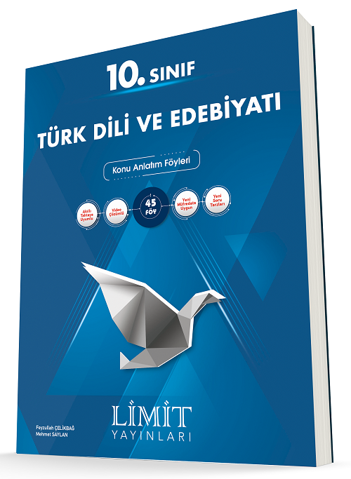 Limit 10. Sınıf Türk Dili ve Edebiyatı Konu Anlatım Föyleri Kitabı Limit Yayınları