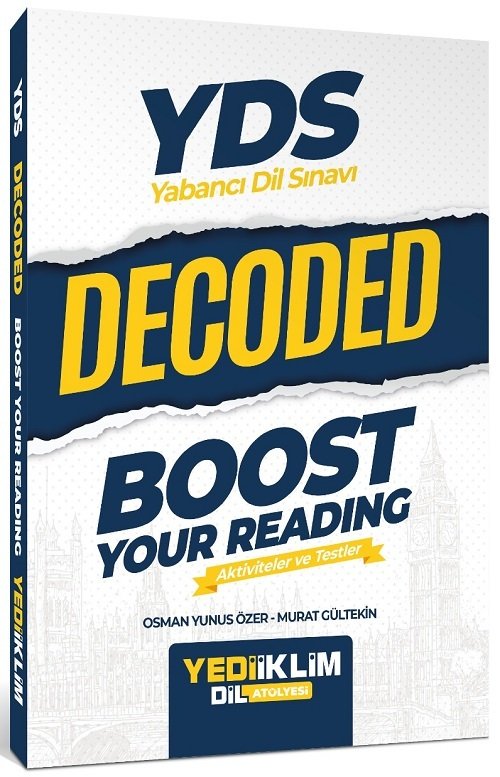 Yediiklim YDS Decoded Boost Your Reading Yediiklim Yayınları Yediiklim YDS Decoded Boost Your Reading Yediiklim Yayınları