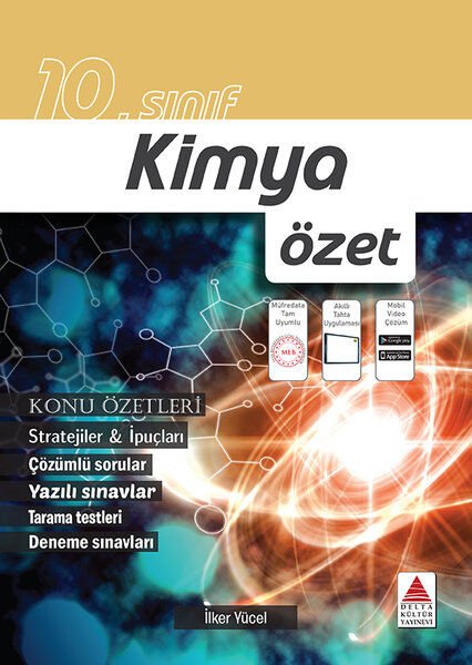 Delta Kültür 10. Sınıf Kimya Konu Özeti Delta Kültür Yayınları Delta Kültür 10. Sınıf Kimya Konu Özeti Delta Kültür Yayınları