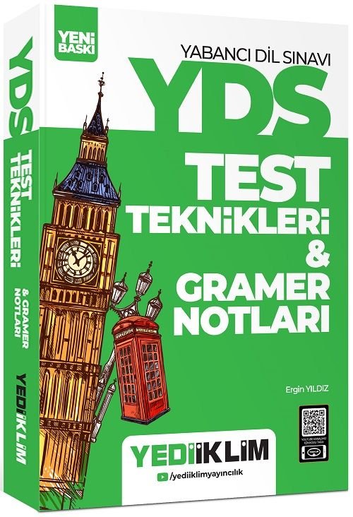 Yediiklim YDS Test Teknikleri Gramer Notları Yediiklim Yayınları Yediiklim YDS Test Teknikleri Gramer Notları Yediiklim Yayınları