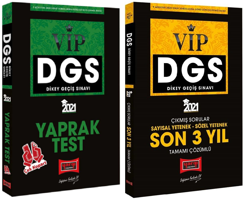 SÜPER FİYAT Yargı 2021 DGS VIP Yaprak Test + Son 3 Yıl Çıkmış Sorular 2 li Set Yargı Yayınları SÜPER FİYAT Yargı 2021 DGS VIP Yaprak Test + Son 3 Yıl Çıkmış Sorular 2 li Set Yargı Yayınları