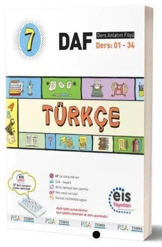 Eis Yayınları 7. Sınıf Türkçe DAF Ders Anlatım Föyü Eis Yayınları