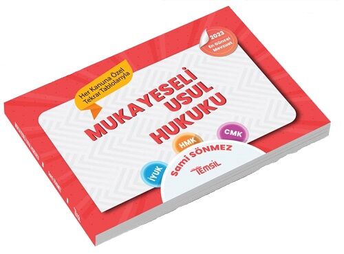 Temsil 2023 Hakimlik Mukayeseli Usul Hukuku Konu Anlatımı - Sami Sönmez Temsil Yayınları Temsil 2023 Hakimlik Mukayeseli Usul Hukuku Konu Anlatımı - Sami Sönmez Temsil Yayınları