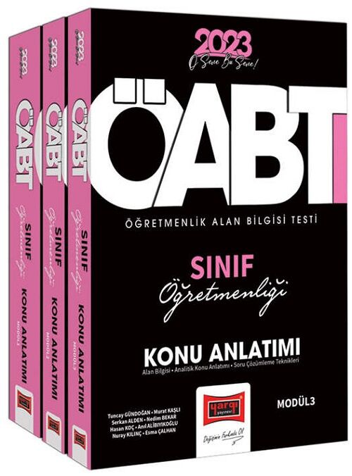 Yargı 2023 ÖABT Sınıf Öğretmenliği Konu Anlatımı Modüler Set Yargı Yayınları Yargı 2023 ÖABT Sınıf Öğretmenliği Konu Anlatımı Modüler Set Yargı Yayınları