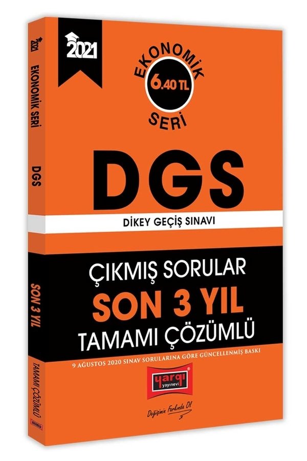 SÜPER FİYAT Yargı 2021 DGS Çıkmış Sorular Son 3 Yıl Çözümlü Ekonomik Seri Yargı Yayınları SÜPER FİYAT Yargı 2021 DGS Çıkmış Sorular Son 3 Yıl Çözümlü Ekonomik Seri Yargı Yayınları
