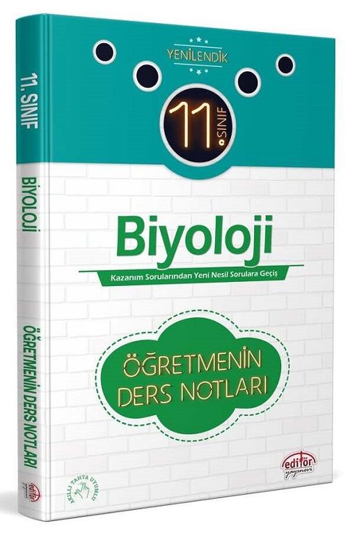Editör 11. Sınıf Biyoloji Öğretmenin Ders Notları Editör Yayınları Editör 11. Sınıf Biyoloji Öğretmenin Ders Notları Editör Yayınları