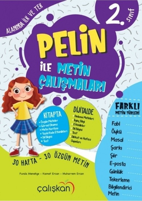 Mucit 2. Sınıf Pelin İle Metin Çalışmaları Mucit Yayınları Mucit 2. Sınıf Pelin İle Metin Çalışmaları Mucit Yayınları